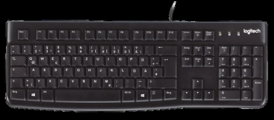 Клавіатура дротова Logitech K120 USB UKR OEM — Надійність та українська розкладка