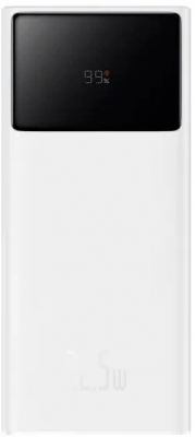 УМБ Baseus Star Lord Display 22.5W 20000 mAh White — Стильний УМБ з QC 3.0 та PD