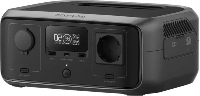Зарядна станція EcoFlow RIVER 3 UPS — 300 Вт, ДБЖ 20 мс, LiFePO4 та захист IP54