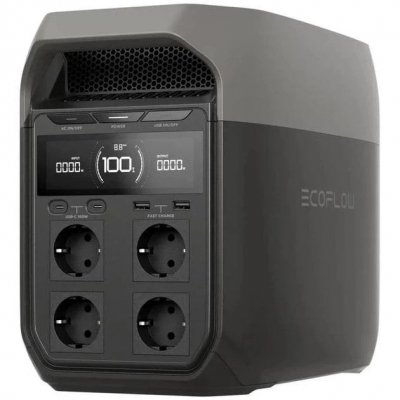 Зарядна станція EcoFlow DELTA 3 EU — 1800 Вт, 1024 Вт⋅год, швидка зарядка 56 хв