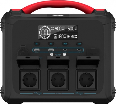 Зарядна станція Energizer PPS1100W2F — 1200 Вт, 1102 Вт⋅год, ДБЖ 15 мс та LMFP