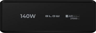 УМБ Blow AIR99.9 27000mAh 140W Black — Ультрапотужність 140 Вт та LCD-контроль
